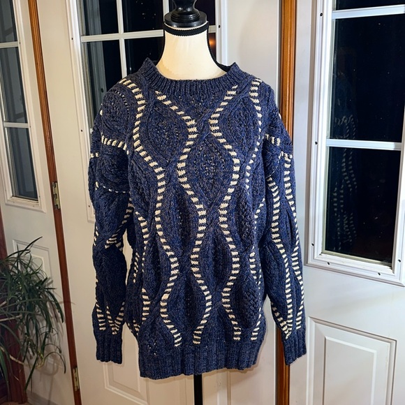 Vintage 90s Gant Cable Hand Knit Sweater - Picture 1 of 9